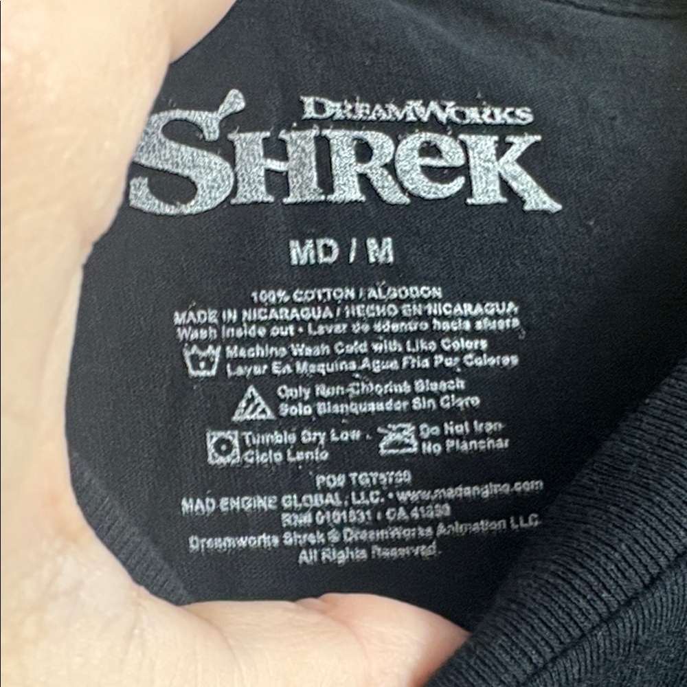 NWT Dream Works Shrek My Happy Place 100% Cotton T-Shirt M - Picture 2 of 6
